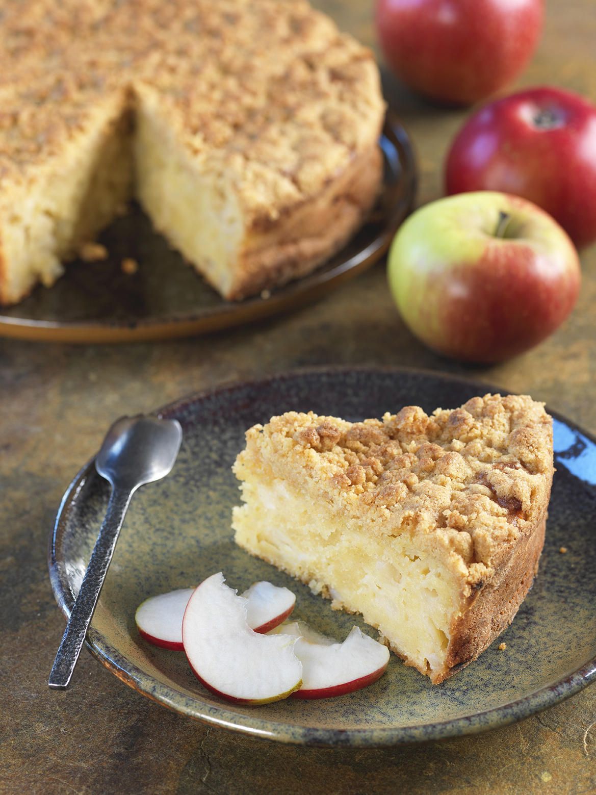 Gâteau façon crumble aux pommes